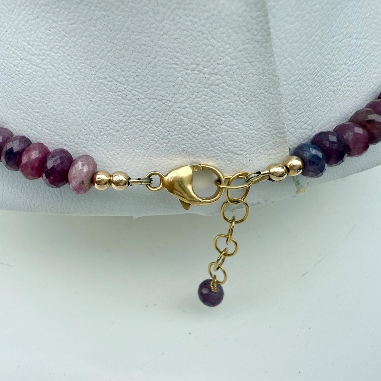 Ruby Necklace. Fresh Water Pearl Necklace. Gold Fill Lobster Clasp.
