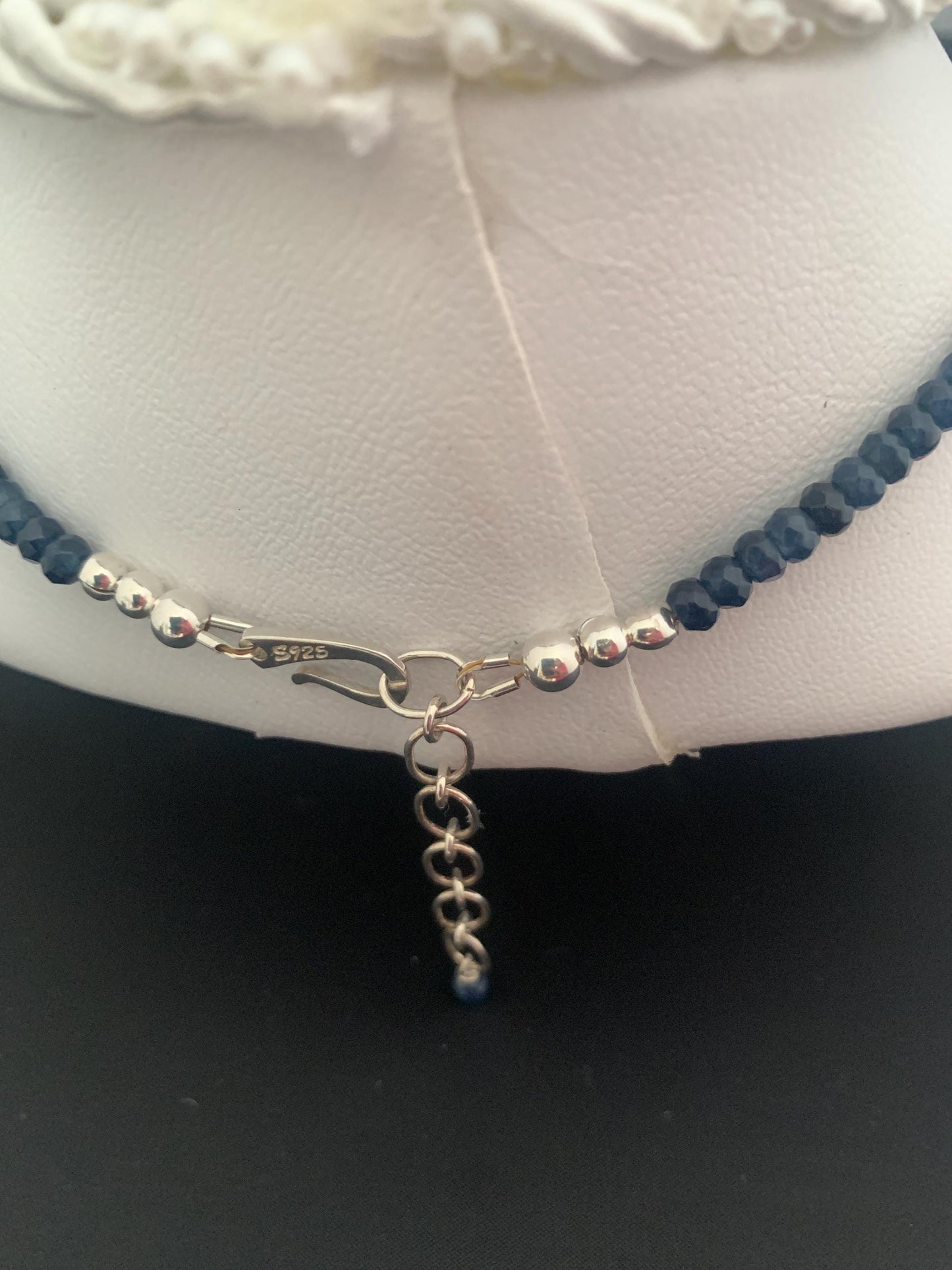 Picture Frame Pendant Necklace. Ornate Detail. Handmade Faceted Necklace.OOAK