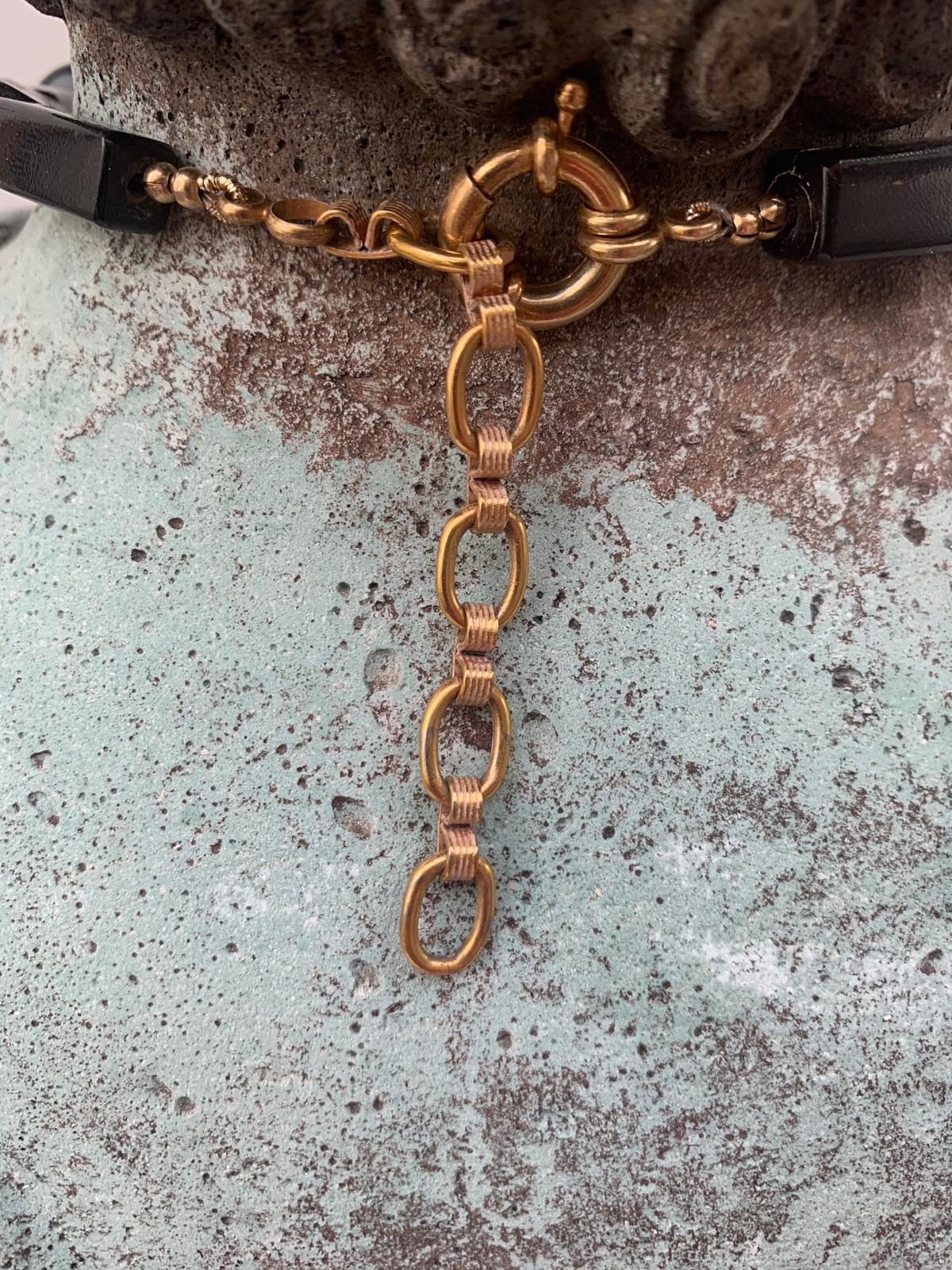 Black Tourmaline. Red Glass Spacer Beads. 2 Seperate Strands. Vintage 60s Watch. Statement Necklaces. Healing/Spiritual Stone. OOAK.