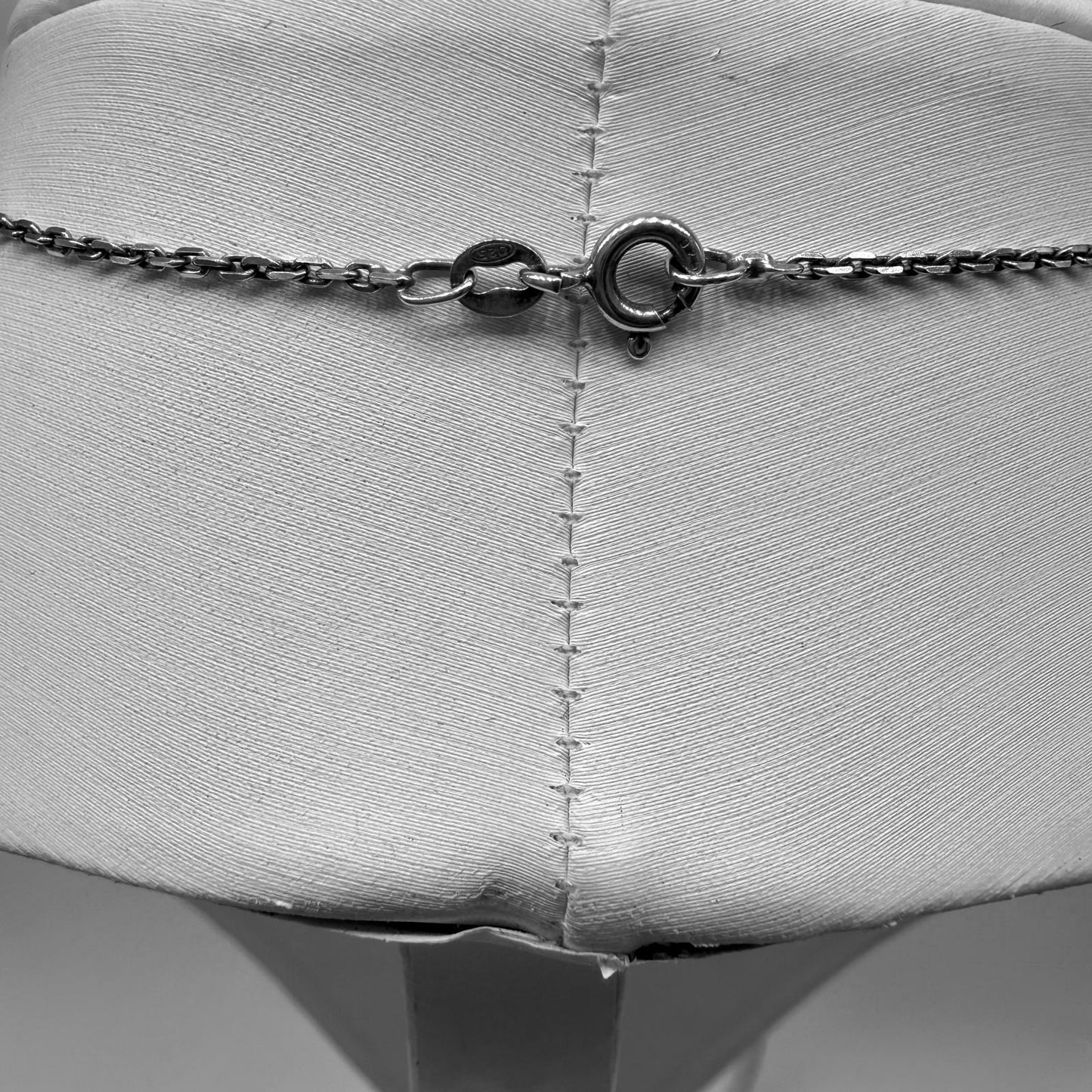 Vintage Sterling Silver Violin Pendant On Sterling Silver chain Necklace.